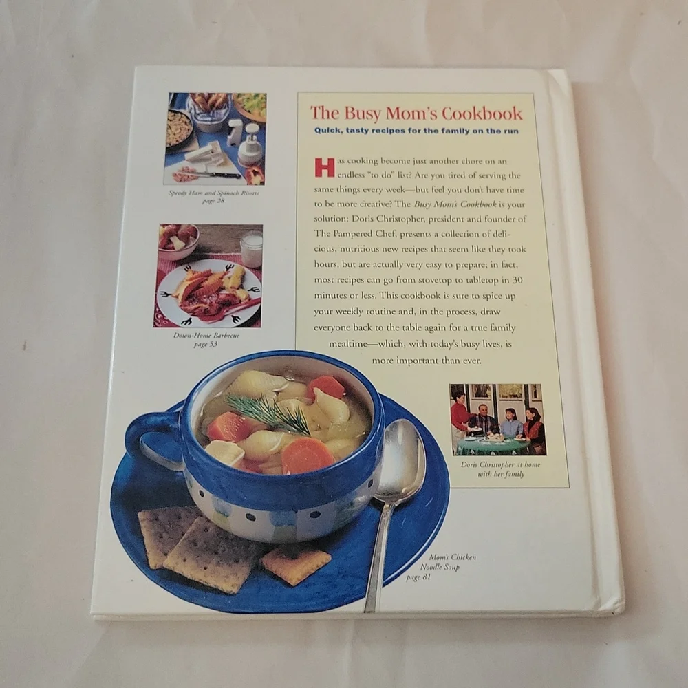 Pampered Chef Busy Moms Cookbook